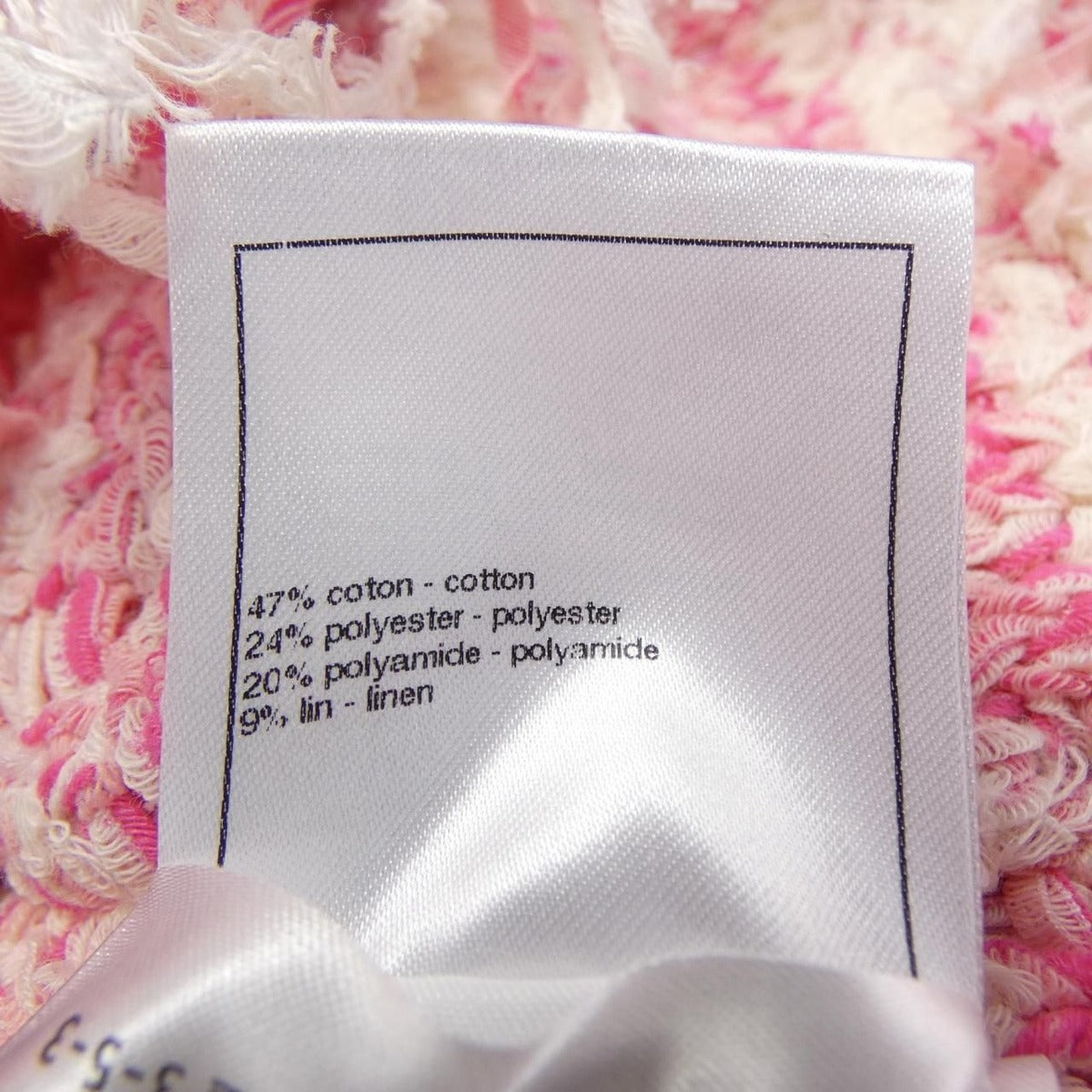 Chanel Tweed Runway Collarless Jacket Pink 34 — view 3