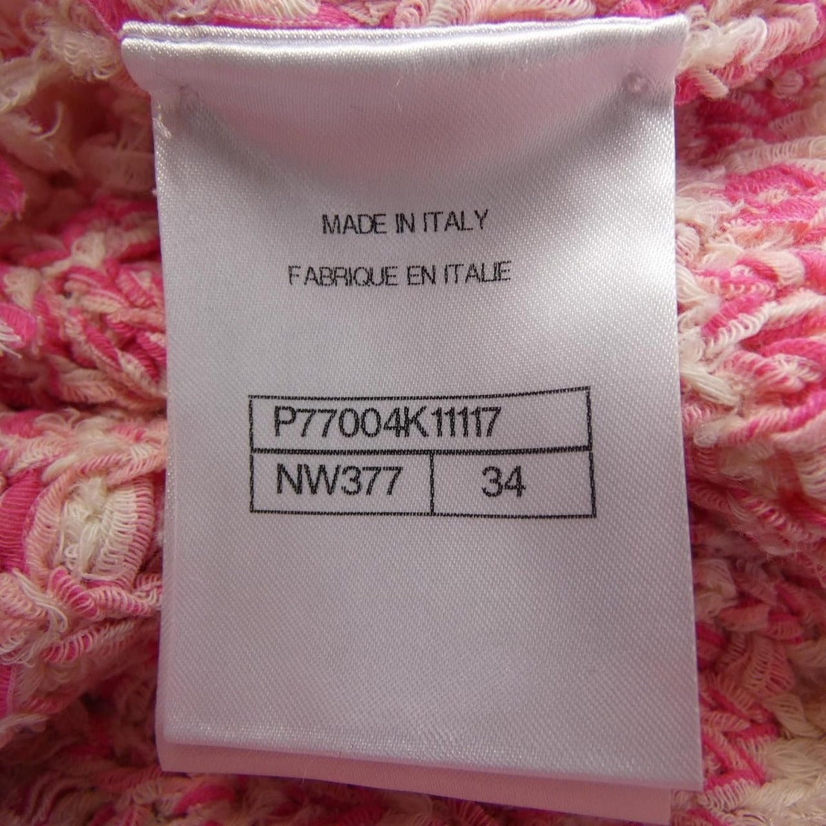 Chanel Tweed Runway Collarless Jacket Pink 34 — view 4