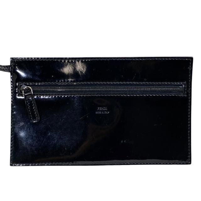 Fendi Toujours Handbag Tote Handbag Shoulder Wool Grey With Pouch