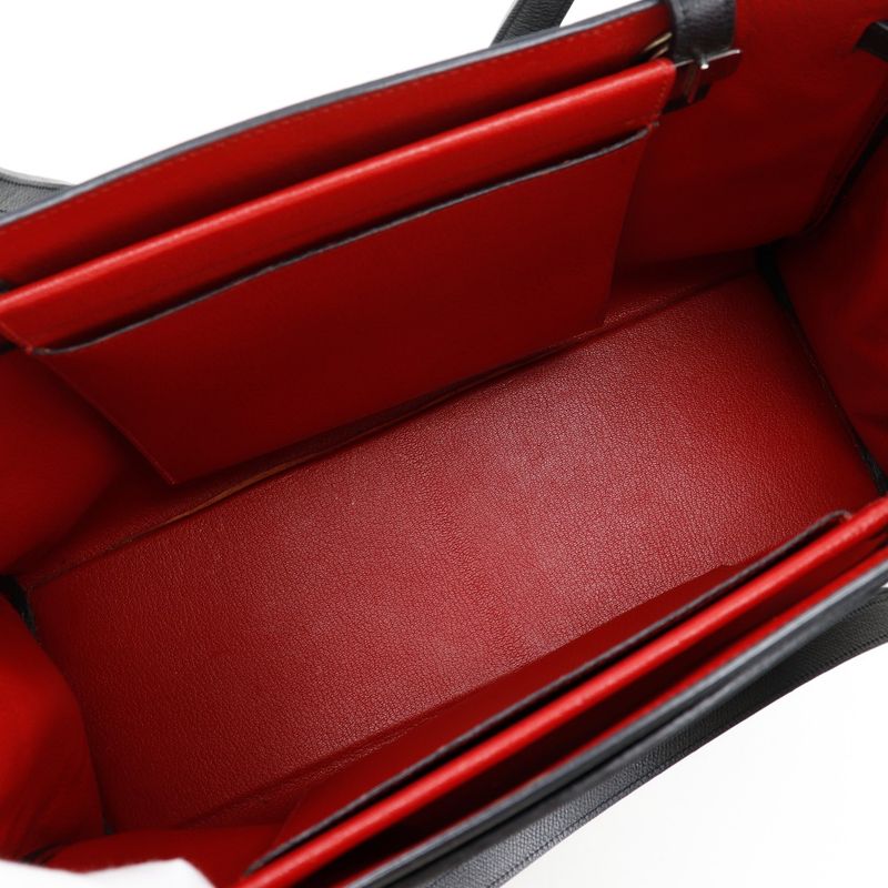 Hermes Cabas Na Vaux Epson Black □H Ladies Tote Bag