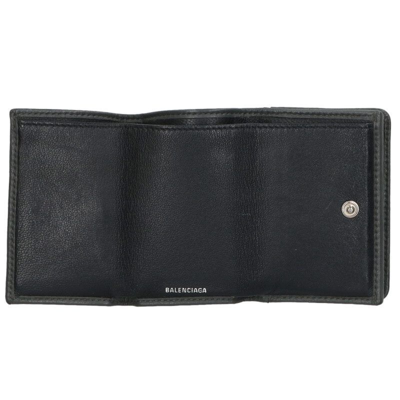 Balenciaga 551921 Leather Compact Wallet For Men