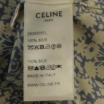 Celine S/S Shirt Silk Blue Transparency — view 3