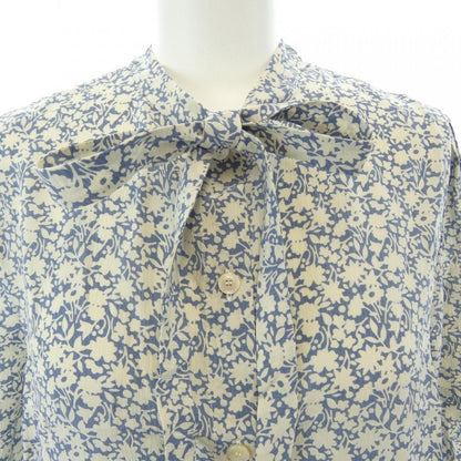 Celine S/S Shirt Silk Blue Transparency — view 5