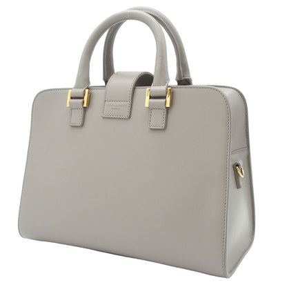 Saint Laurent Baby Cabas Gray Leather 2-Way Shoulder Bag — view 2