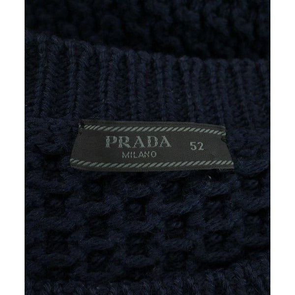 Prada Knit Sweater Wool Blue Navy — view 3