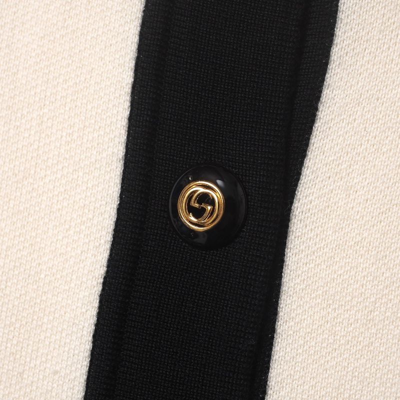 2022ssGucci Cardigan Size S GG Logo Knit Jacquard [recommended] Made In