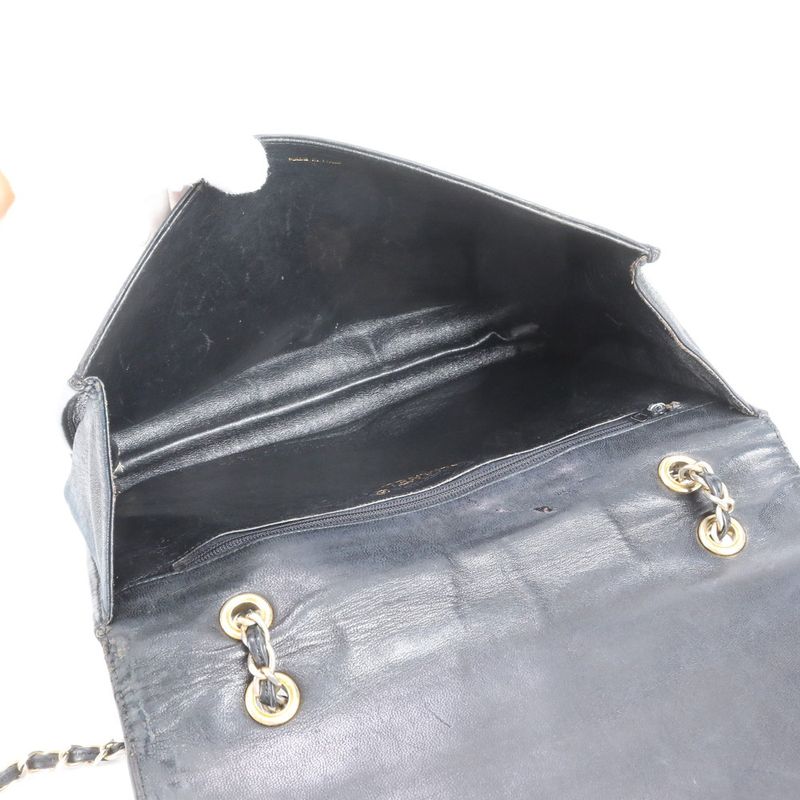 Chanel With Serial Seal Matelasse Leather 2WAY Chain Shoulder Bag Shoulder