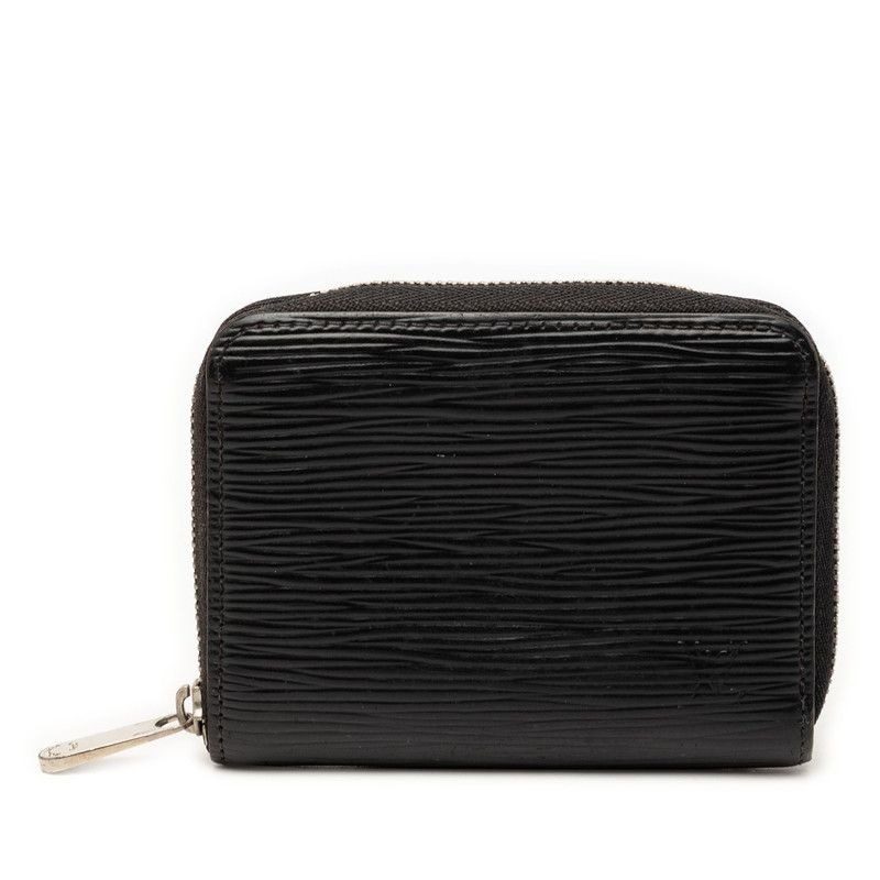 Louis Vuitton Epi Coin Purse Noir Black Leather