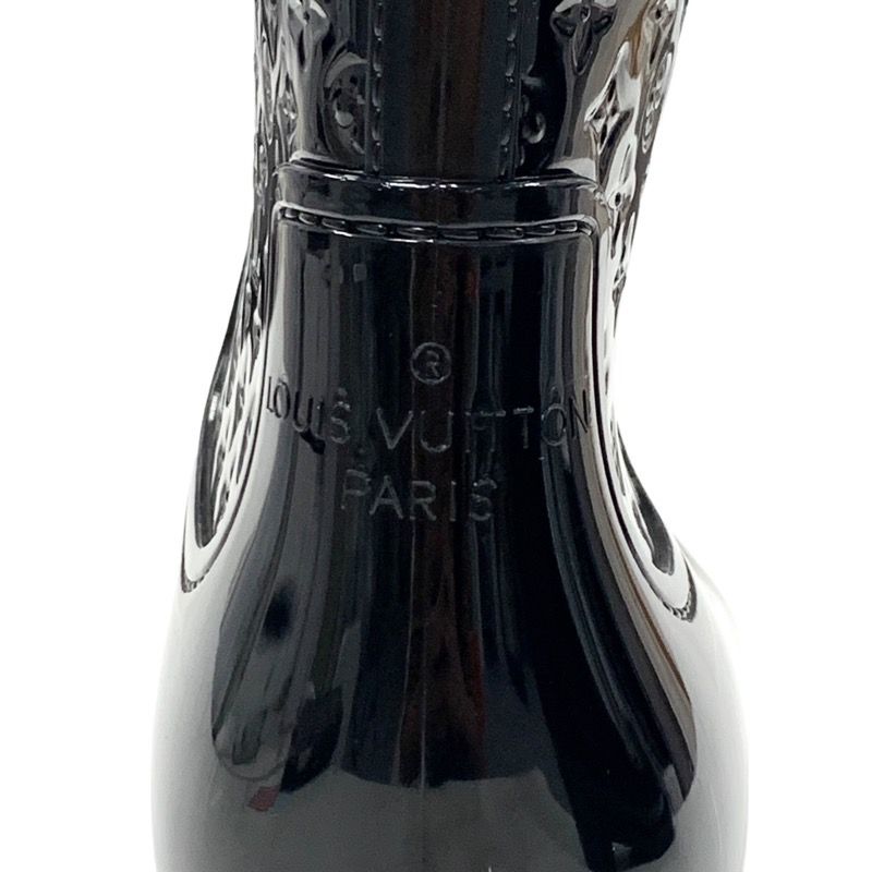 Louis Vuitton Drops Line Boots Long Boots Rain Boots Shoes Monogram Rubber Black