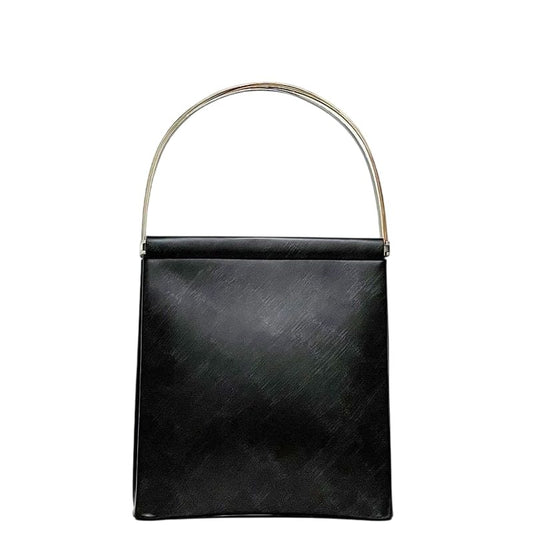 Cartier Tote Bag Black Trinity Leather