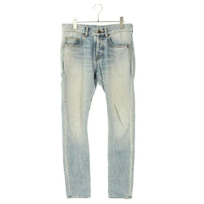 Saint Laurent Paris Washed Skinny Denim Pants 28