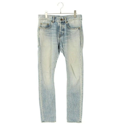 Saint Laurent Paris Washed Skinny Denim Pants 28