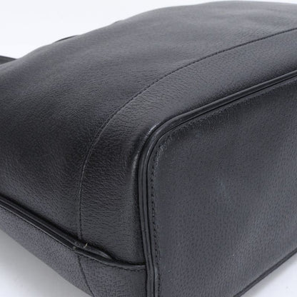 Gucci GG Marmont 739730 Leather 2WAY Tote Bag Shoulder Hand Black A4 Ladies RRM