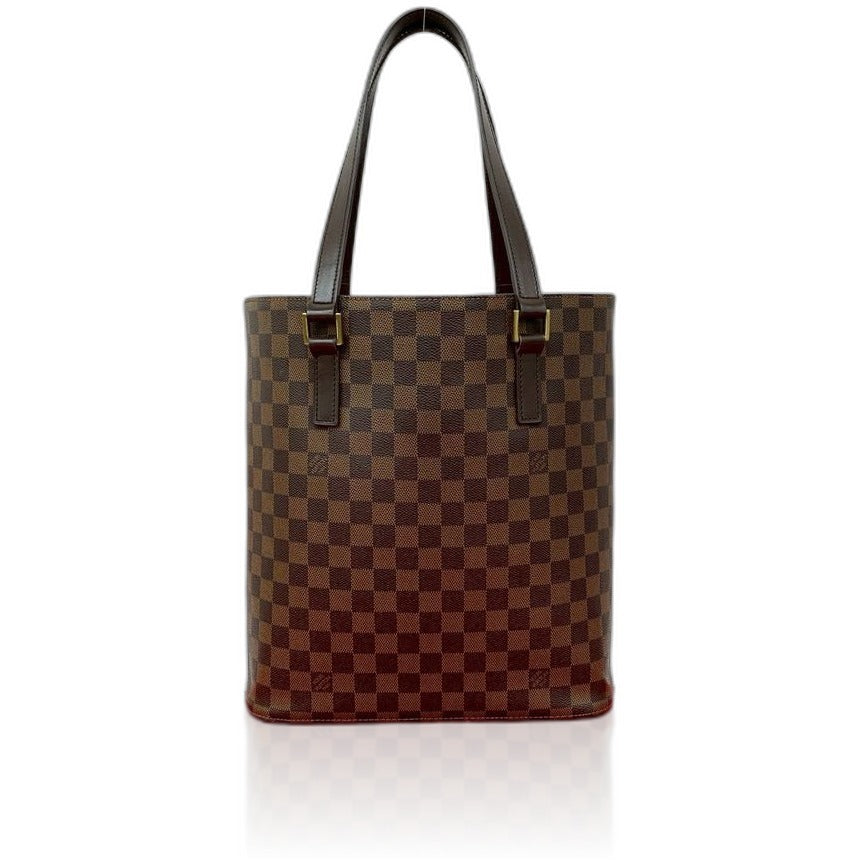 Louis Vuitton Vintage Vavin GM Damier Pattern Leather Tote