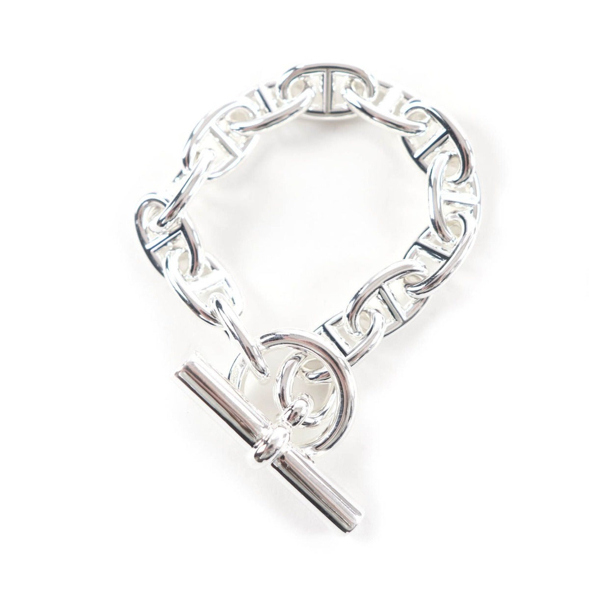 Hermes Chaine D'ancre MM 13 Links Bracelet Silver