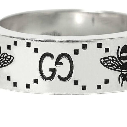 Gucci Ring GG & Bee Silver