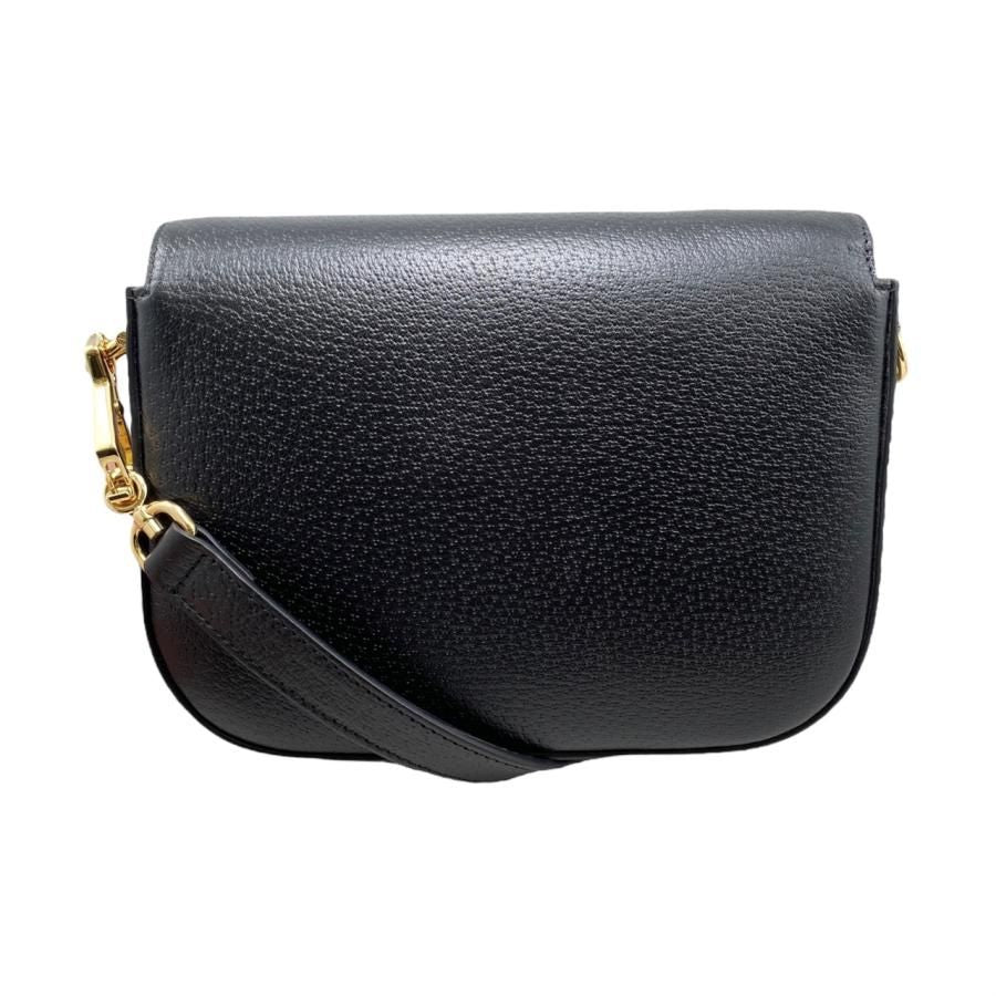 Gucci X Adidas Collaboration Shoulder Bag Horsebit Mini Bag 658574 Logo Black