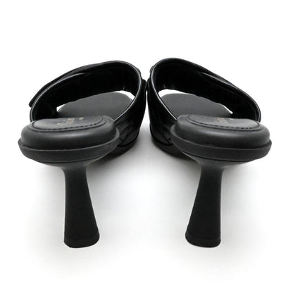 Christian Dior Size 24.5 Black Sandals