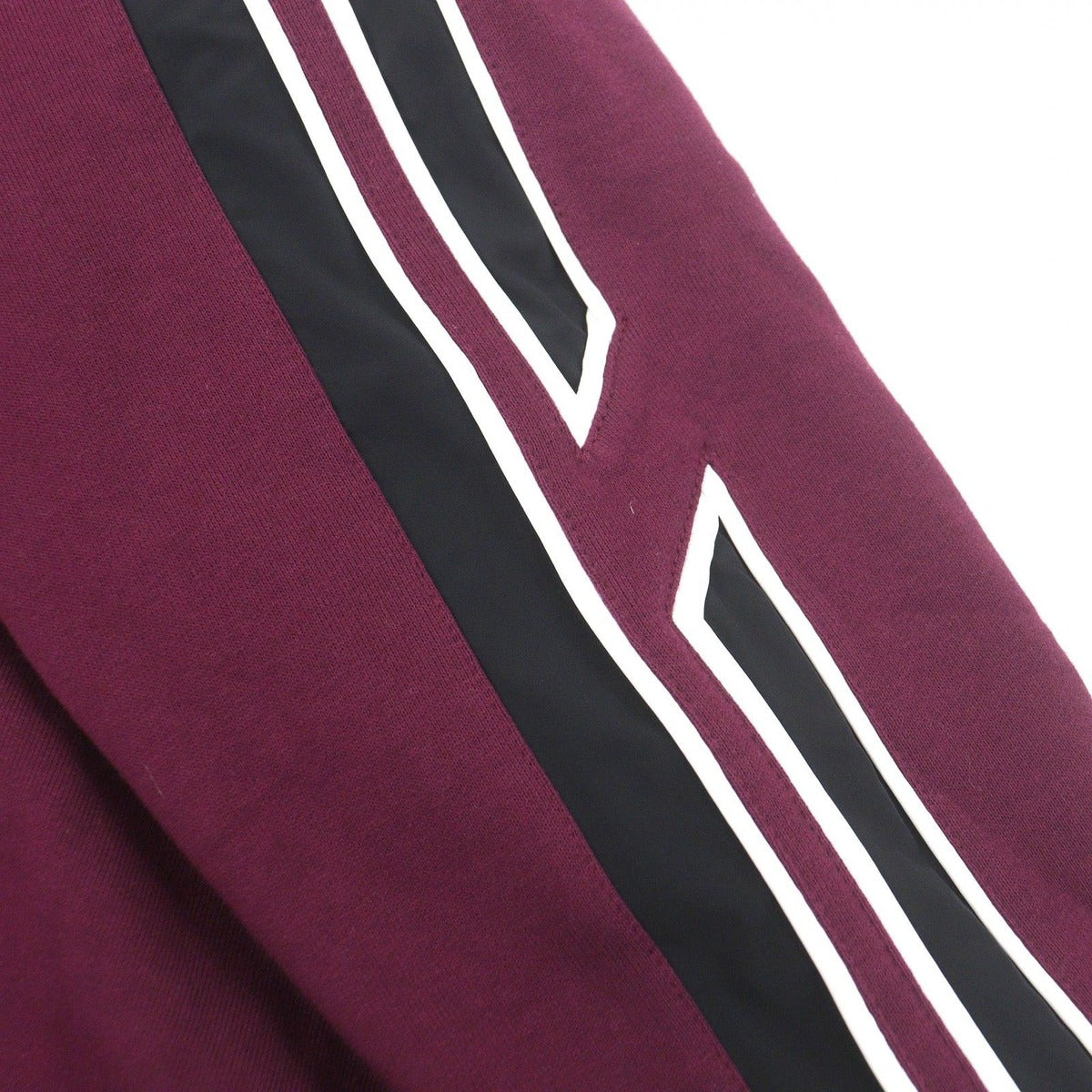 Hermes Run Sideline Cotton Long Sleeve Sweatshirt Trainer Burgundy Sneaker — view 4