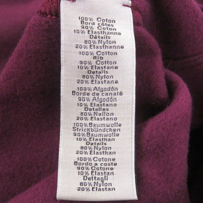 Hermes Run Sideline Cotton Long Sleeve Sweatshirt Trainer Burgundy Sneaker — view 6