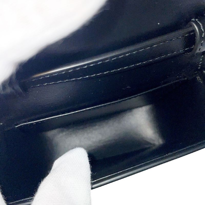 Celine Shiny Calfskin Mini Claude Shoulder Bag Black 408578 Shoulder Bag