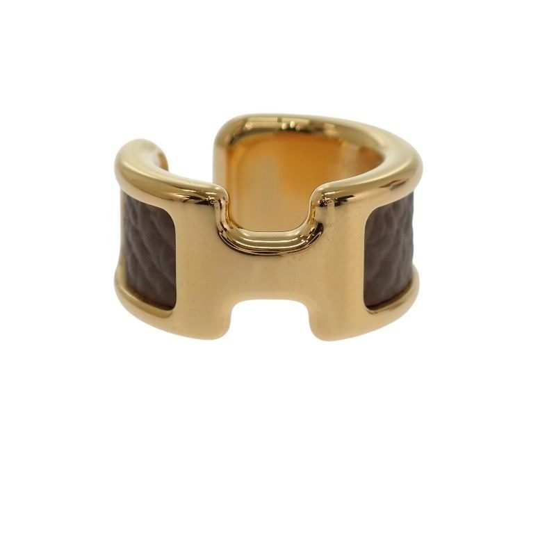 Hermes Olympe PM for Earrings Veau Epsom Etoupe Gold