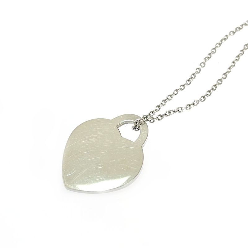 Tiffany & Co Silver Return to Heart Necklace 3.8g 925 Engraved 414020 Necklace