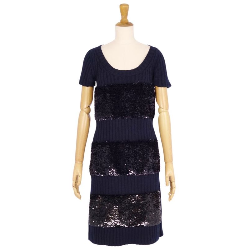 Louis Vuitton Dress Short Sleeves Knit