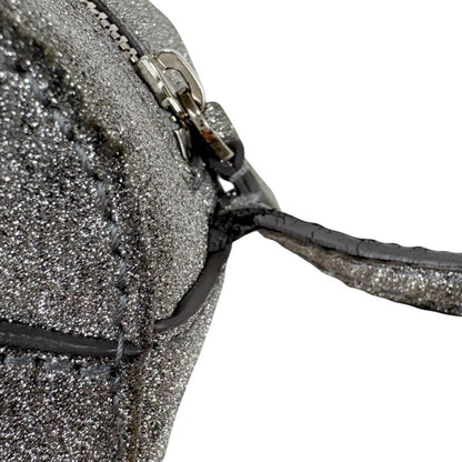 Balenciaga Camera Bag XS Everyday Mini Shoulder Bag Silver Lame Glitter Logo