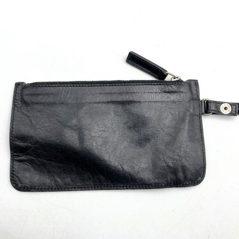 Fendi Tote Handbag Shoulder Bag With Pouch Nylon Leather Black Ladies Men