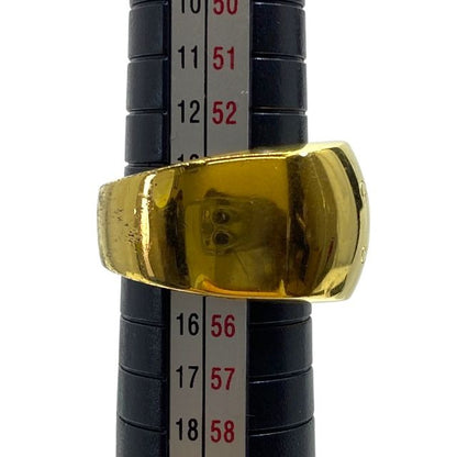 Celine Ulf0252 Triomphe Ring Accessories Jewelry Logo GP Gold Celine (size 54