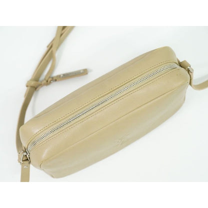 Saint Laurent Lou Shoulder Bag Pochette Camera Leather Beige — view 5