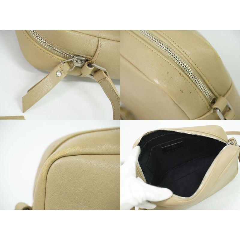 Saint Laurent Lou Shoulder Bag Pochette Camera Leather Beige — view 7