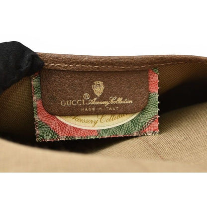 Gucci Pouch Vintage GG Plus Sherry Line Beige Brown — view 7
