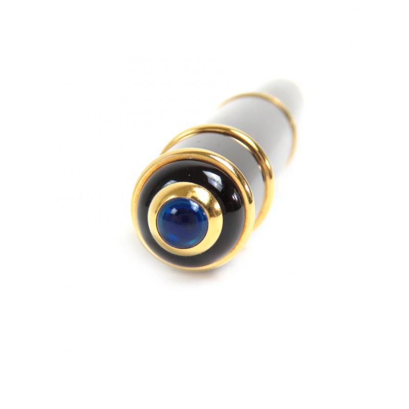 Cartier Diabolo De Cartier Nib 18k M Nib Blue Gem Fountain Pen