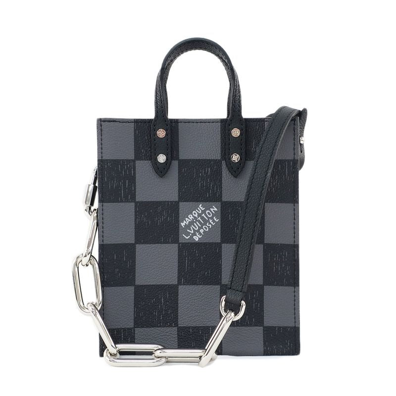 Louis Vuitton Sac Plat XS Damier Checkerboard Black