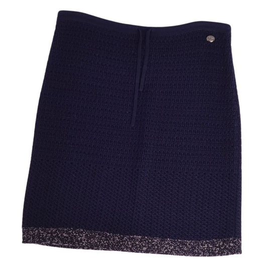 Chanel Skirt Knit Cotton Bottoms Women