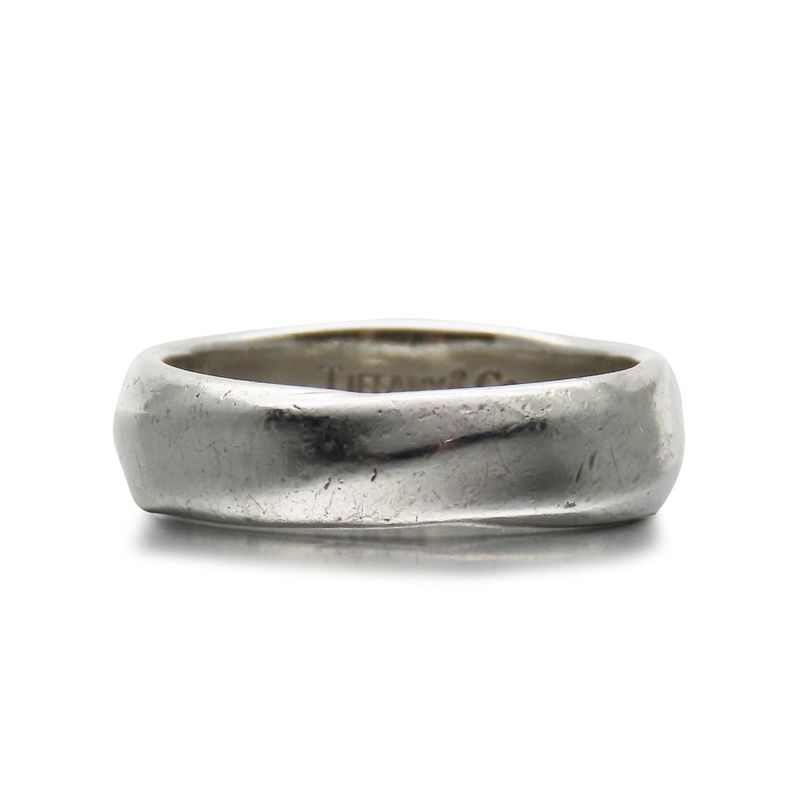Tiffany & Co Ring / Ring Knife Edge 925 Silver Approx 4.5g Silver Approx #10