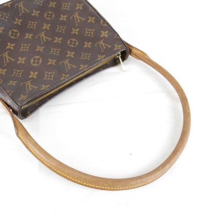 Louis Vuitton Looping MM M51146 Shoulder Bag Brown Monogram Canvas Brand