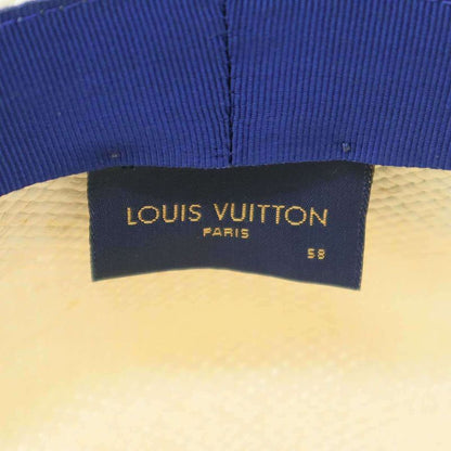 Louis Vuitton Monogram Watercolor Chapeau Summertime Straw Hat M76762 Ivory 58