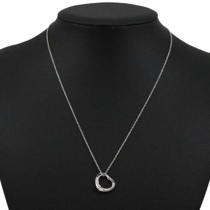 Tiffany & Co Open Heart Elsa Peretti 925 Silver Ladies 2.9g Necklace