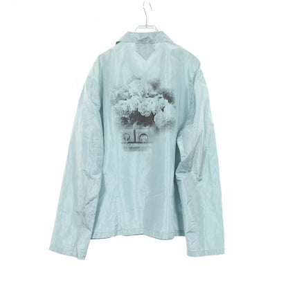 Prada Pajamas Silk Shirt Blue — view 2