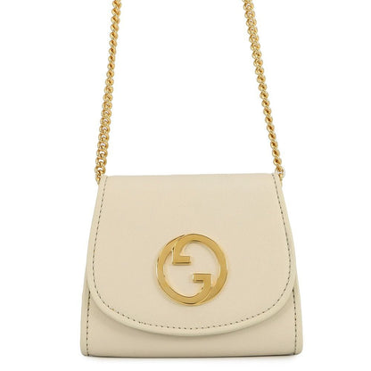 Gucci Chain Wallet Leather Blondie Off-white