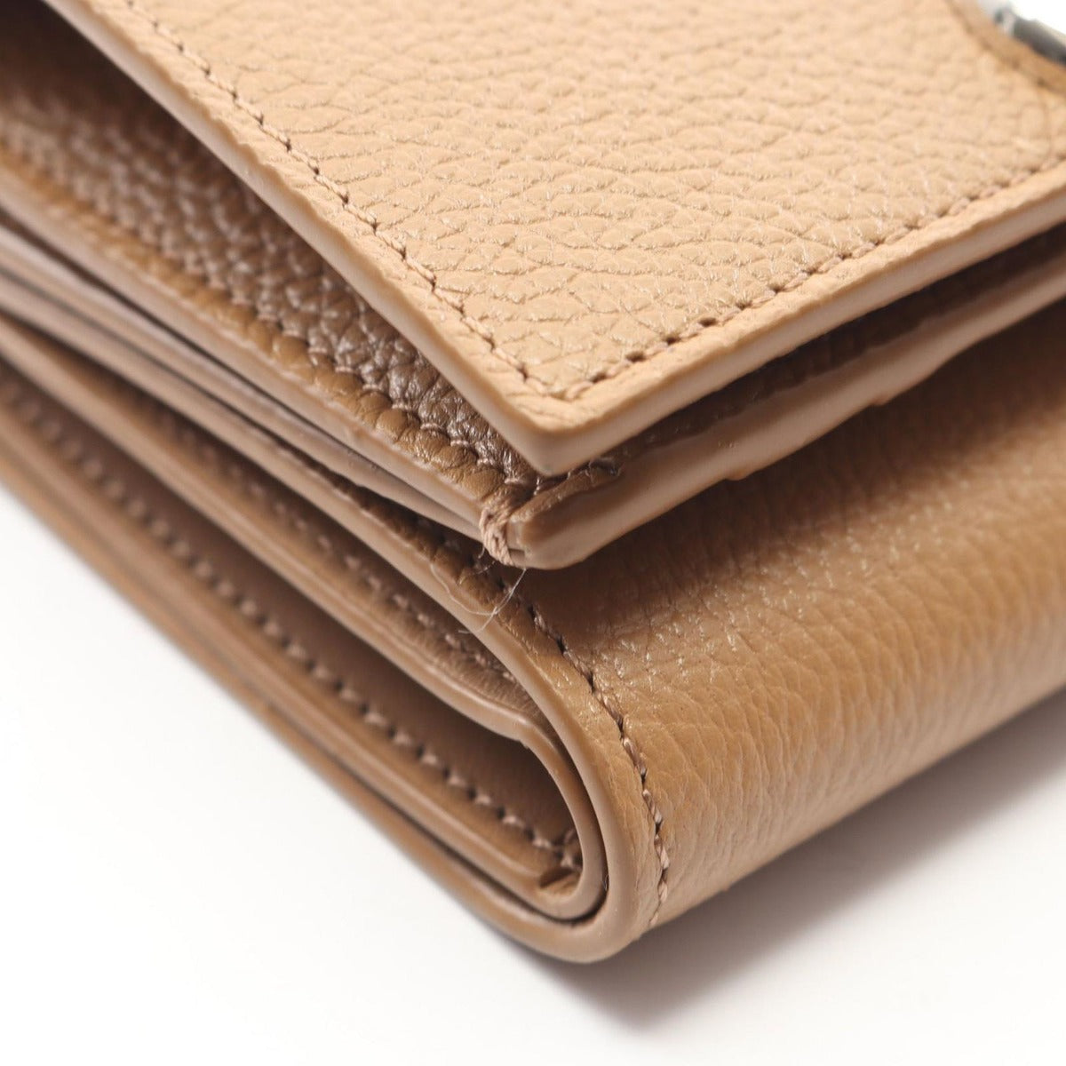 Loewe Trifold Wallet Pebble Beige Leather — view 8
