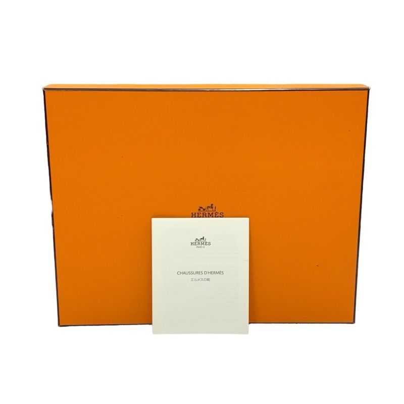 Hermes Oran Sandals Shoes Leather Pink Black Flat Sandals Mules