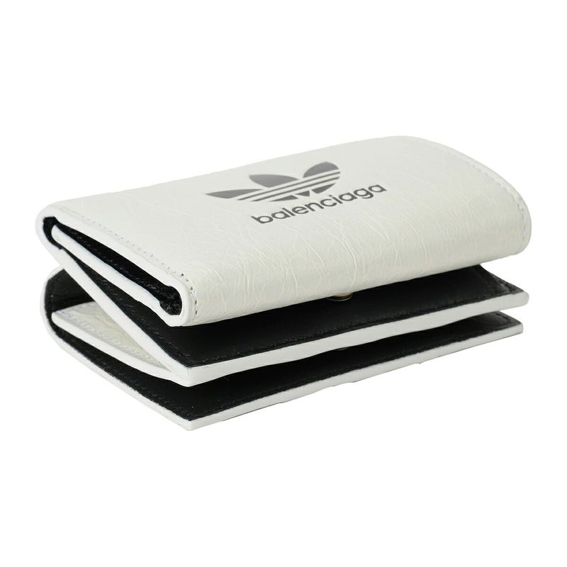 Balenciaga Trifold Wallet Balenciaga X Adidas White