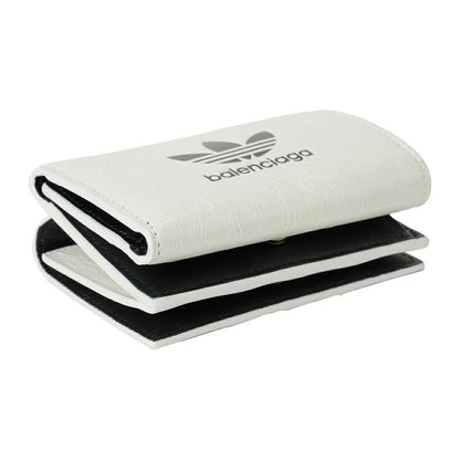 Balenciaga Trifold Wallet Balenciaga X Adidas White