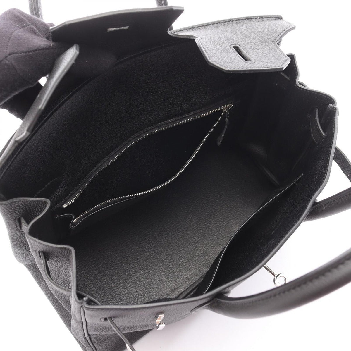 Hermes Handbag Birkin 30 Black Leather — view 3