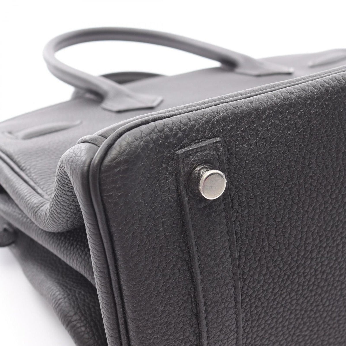 Hermes Handbag Birkin 30 Black Leather — view 10