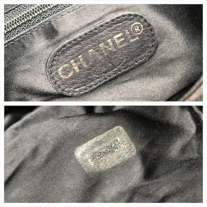 Chanel Jumbo CC Logo Mark Backpack Lambskin Black